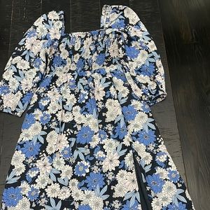 J.Crew Navy Print Dress